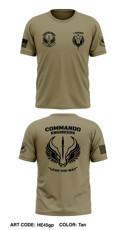 1st Special Operations Civil Engineering Squadron Store 1 Core Men's SS Performance Tee - G39Y6c