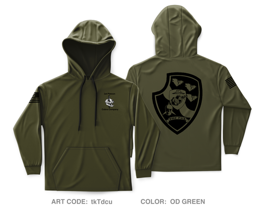 1st Platoon C Company 4th LAR Core Men's Hooded Performance Sweatshirt - tkTdcu