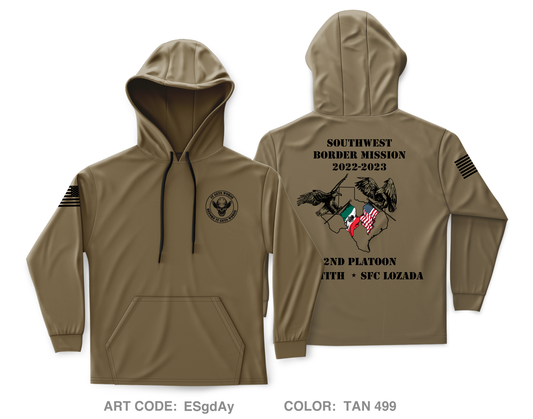 1844th transportation company Core Men's Hooded Performance Sweatshirt - ESgdAy