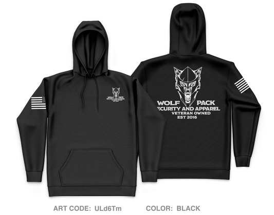 Wolf Pack Security and Apparel, LLC Store 1 Core Men's Hooded Performance Sweatshirt - ULd6Tm