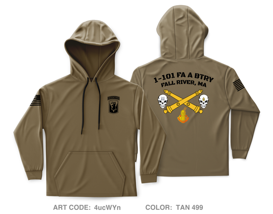 1-101 FA A-BTRY Store 1 Core Men's Hooded Performance Sweatshirt - 4ucWYn