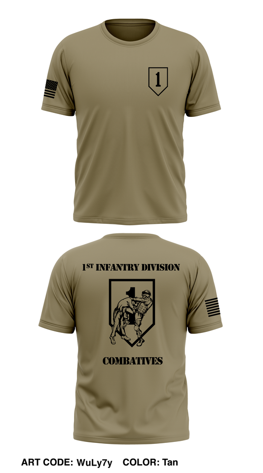 1ID Combatives Core Men's SS Performance Tee - WuLy7y