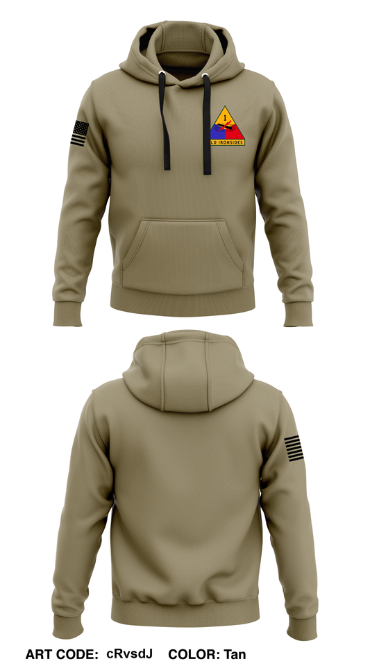 1AD Inspector General  Core Men's Hooded Performance Sweatshirt - cRvsdJ