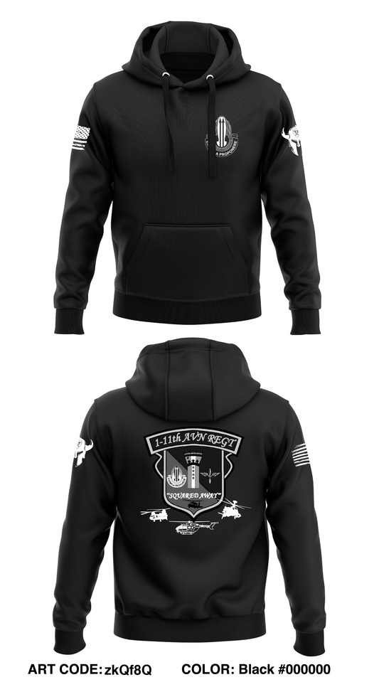 1-11th Aviation Regiment Store 1  Core Men's Hooded Performance Sweatshirt - zkQf8Q