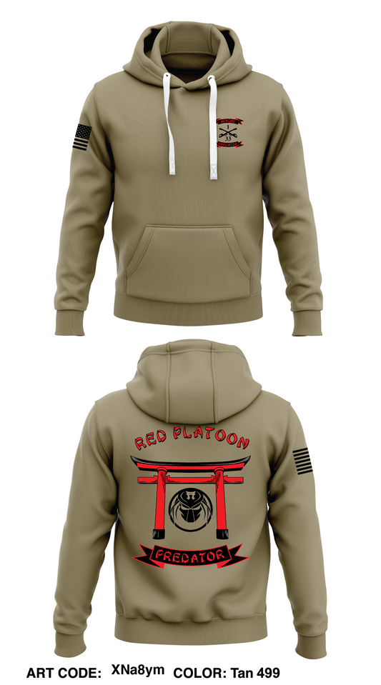 1st PLT, Apache Troop, 1-33 CAV Store 1  Core Men's Hooded Performance Sweatshirt - XNa8ym