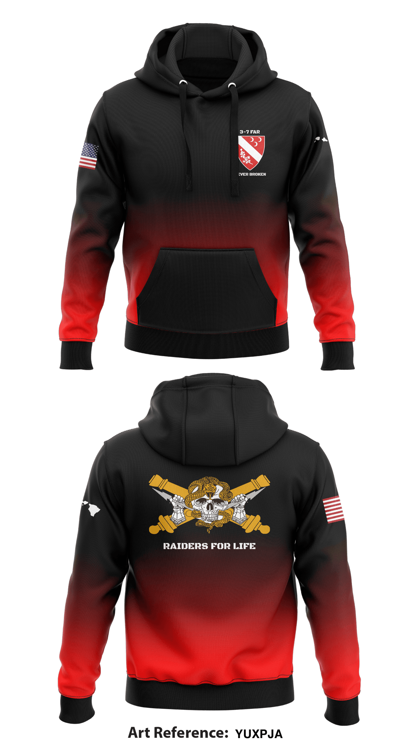 3-7 Field Artillery Store 2  Core Men's Hooded Performance Sweatshirt - YUxPjA