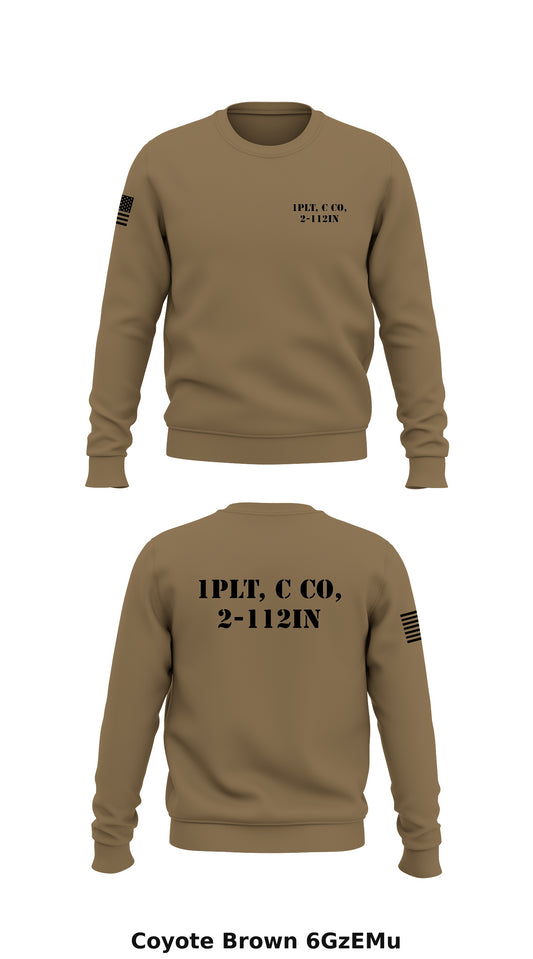 1PLT, C Co, 2-112IN Store 1 Core Men's Crewneck Performance Sweatshirt - 6GzEMu
