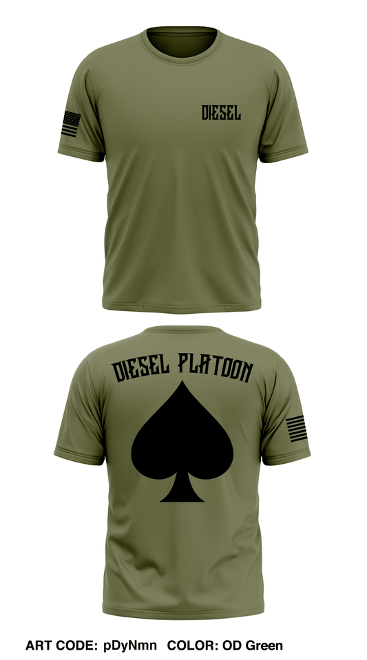 1st Platoon, DOG CO, 2-506 Store 1 Core Men's SS Performance Tee - pDyNmn