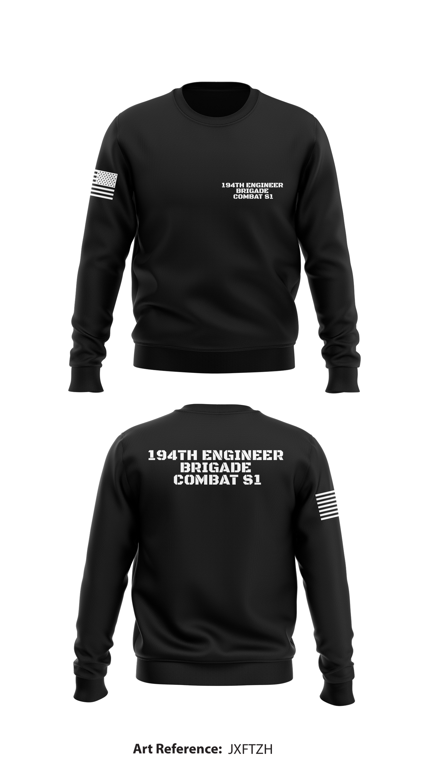 194TH ENGINEER BRIGADE COMBAT S1 Store 1 Core Men's Crewneck Performance Sweatshirt - JxFtzh