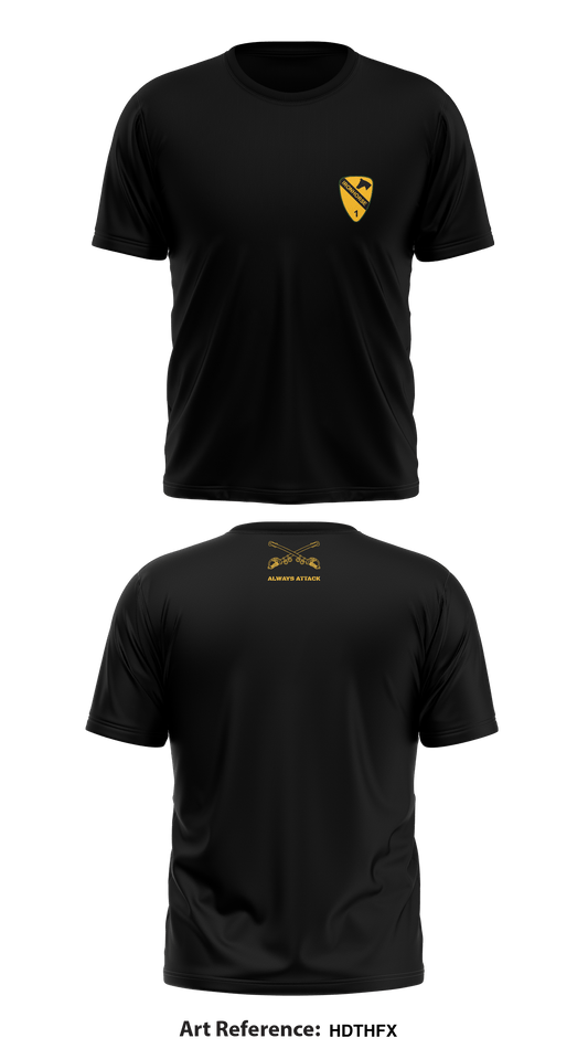 1ABCT, 1st Cavalry Division “IRONHORSE” Core Men's SS Performance Tee - hdthFX