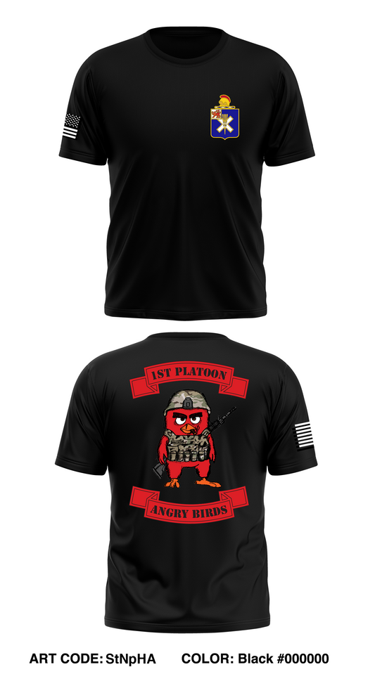 1st PLT, D Co, 1-32 IN, 1st BCT, 10th MTN DIV Store 1 Core Men's SS Performance Tee - StNpHA