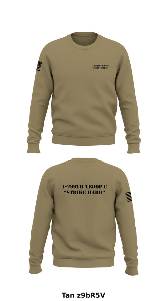 1-299th Troop C Store 1 Core Men's Crewneck Performance Sweatshirt - z9bR5V
