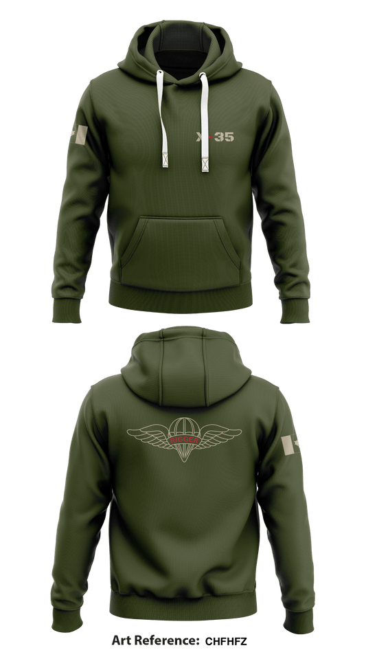 X-35 Store 1  Core Men's Hooded Performance Sweatshirt - CHFHFZ