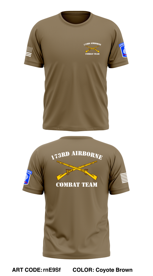 173rd Airborne Combat Team Store 1 Core Men's SS Performance Tee - rnE9Sf