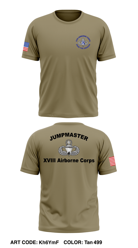 18th Airborne Corps G4 Store 1 Core Men's SS Performance Tee - Kh6YmF