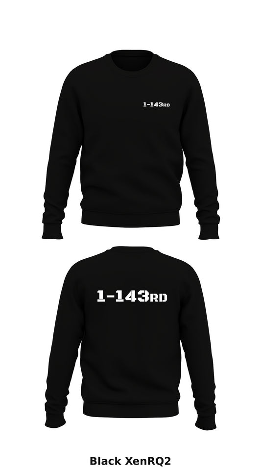 1-143rd Store 1 Core Men's Crewneck Performance Sweatshirt - XenRQ2
