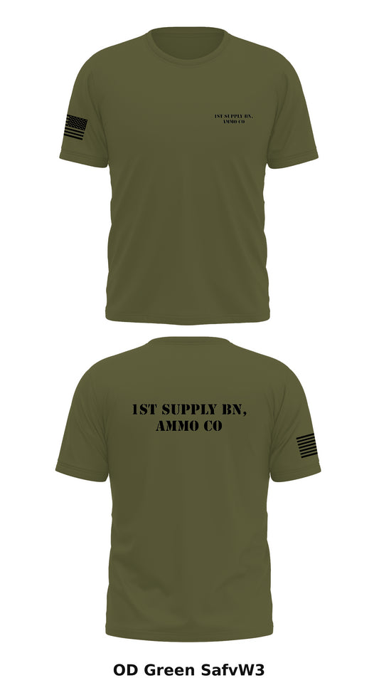 1st Supply BN, Ammo Co Store 1 Core Men's SS Performance Tee - SafvW3
