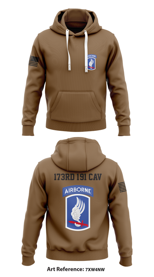 173rd 1-91 Cav Store 1  Core Men's Hooded Performance Sweatshirt - 7Xw4nW