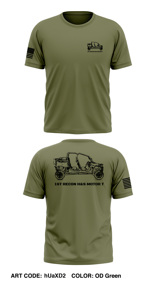 1st Recon H&S Motor T Store 1 Core Men's SS Performance Tee - hUaXD2