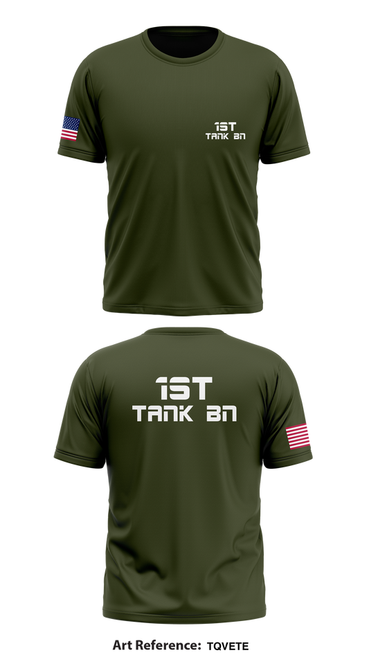 1st Tank BN Store 1 Core Men's SS Performance Tee - TqveTe