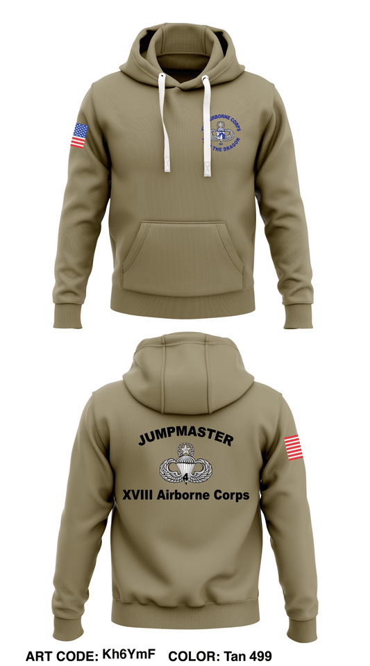 18th Airborne Corps G4 Store 1  Core Men's Hooded Performance Sweatshirt - Kh6YmF