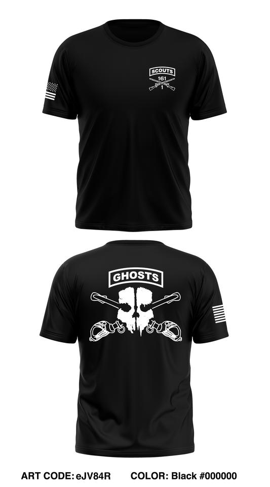 1-161 IN, HHC, Scout Platoon Core Men's SS Performance Tee - eJV84R
