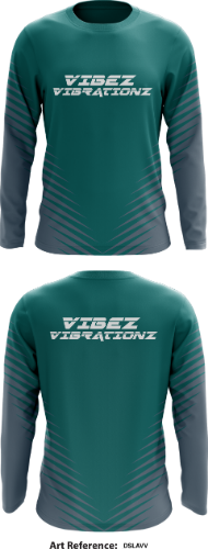 Vibez Vibrationz Store 1  Core Men's LS Performance Tee - dsLAvv