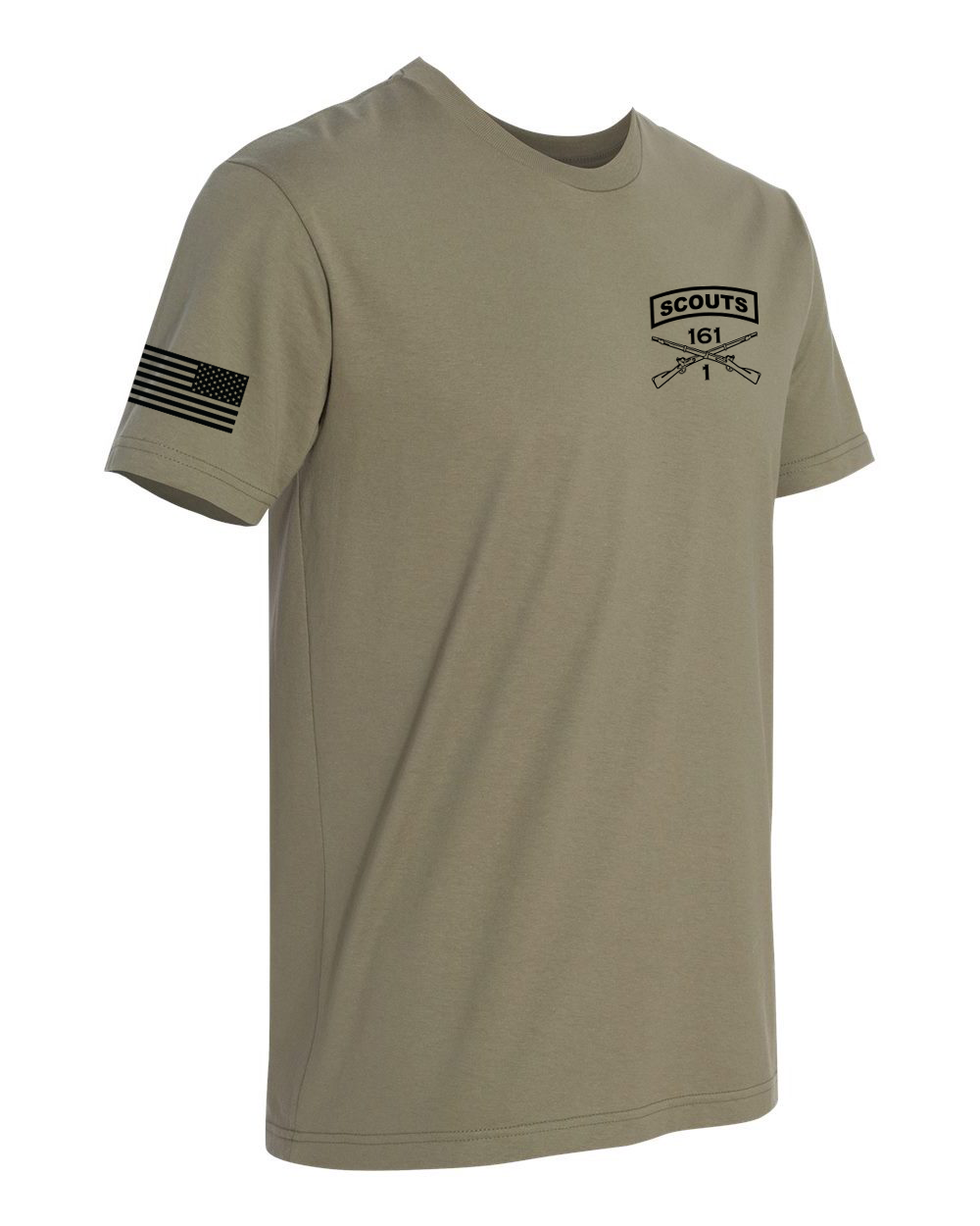 1-161 IN, HHC, Scout Platoon Comfort Unisex Cotton SS Tee - H8Dx2b