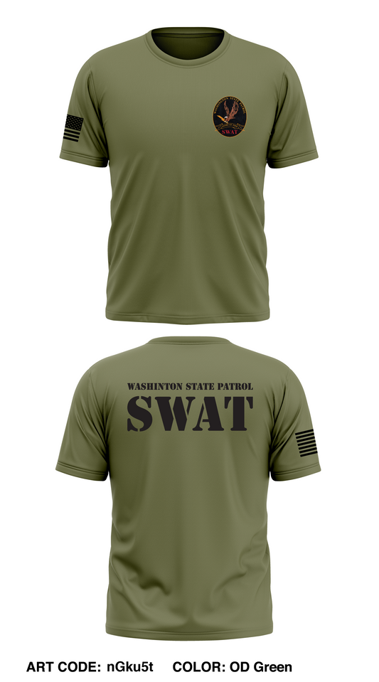 WSP SWAT Store 1 Core Men's SS Performance Tee - nGku5t
